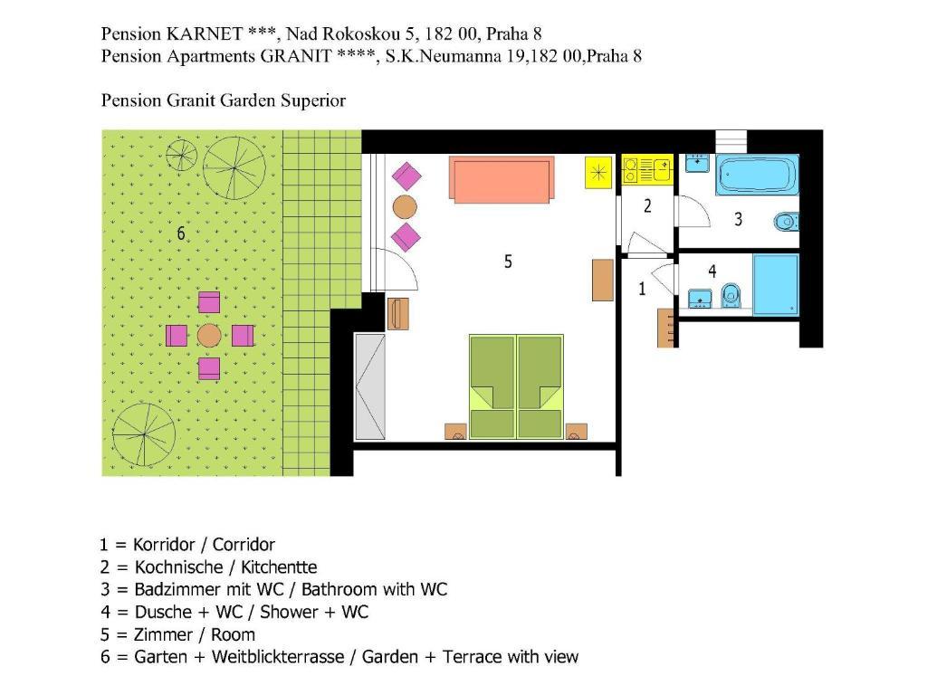 Pension Apartment Granit Прага Экстерьер фото